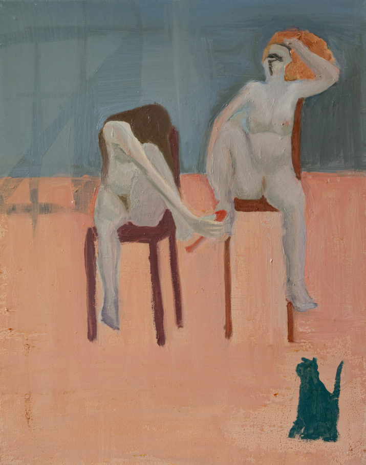 Sans Titre, 2007, huile sur toile, 40 x 50 cm